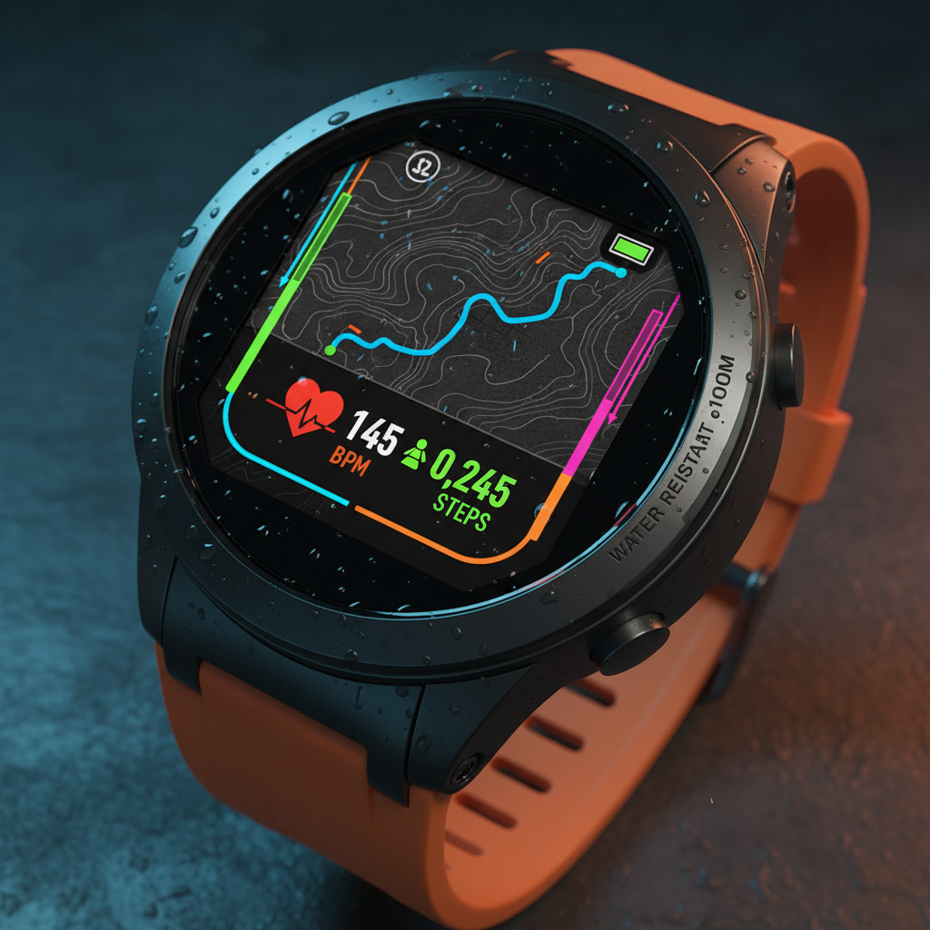 Pantalla GPS y Monitor Cardíaco - Tecnología Avanzada