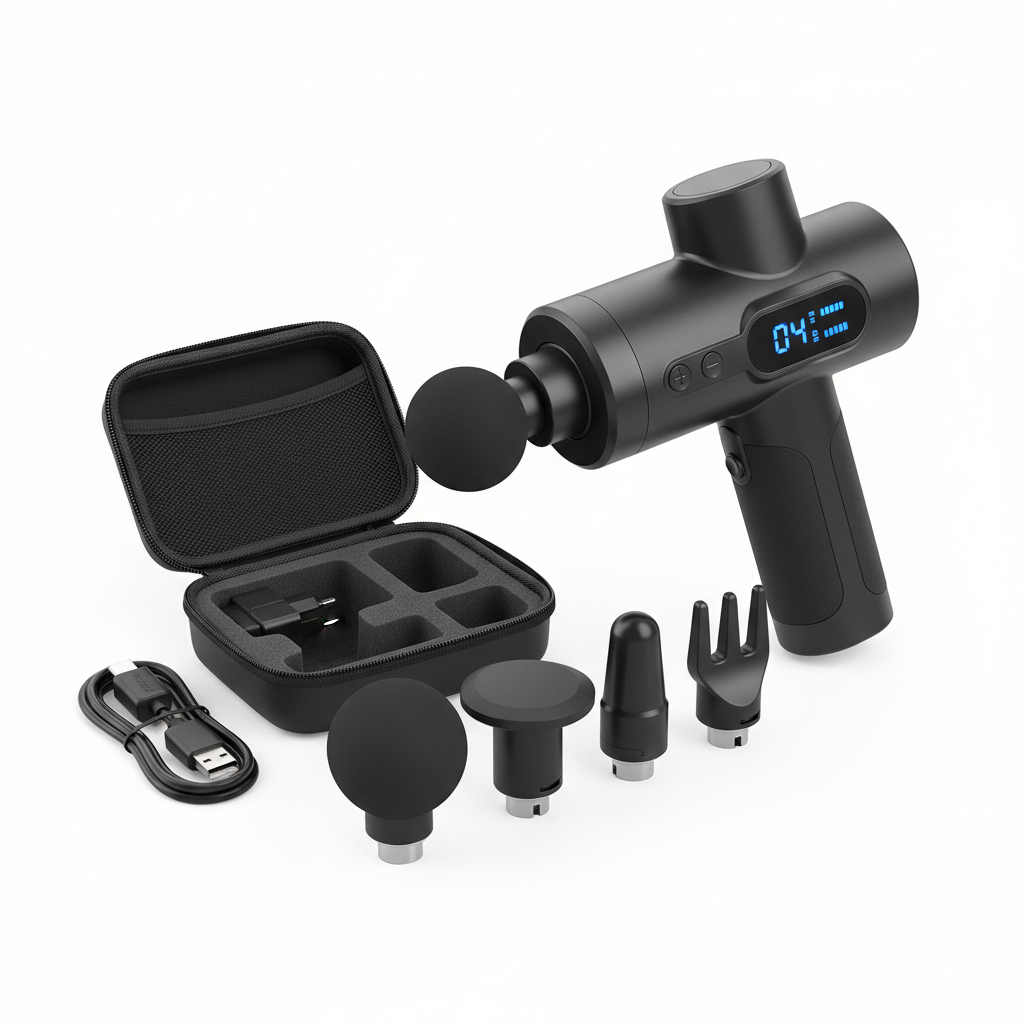 Pistola de Masaje Recovery Plus - Kit Completo