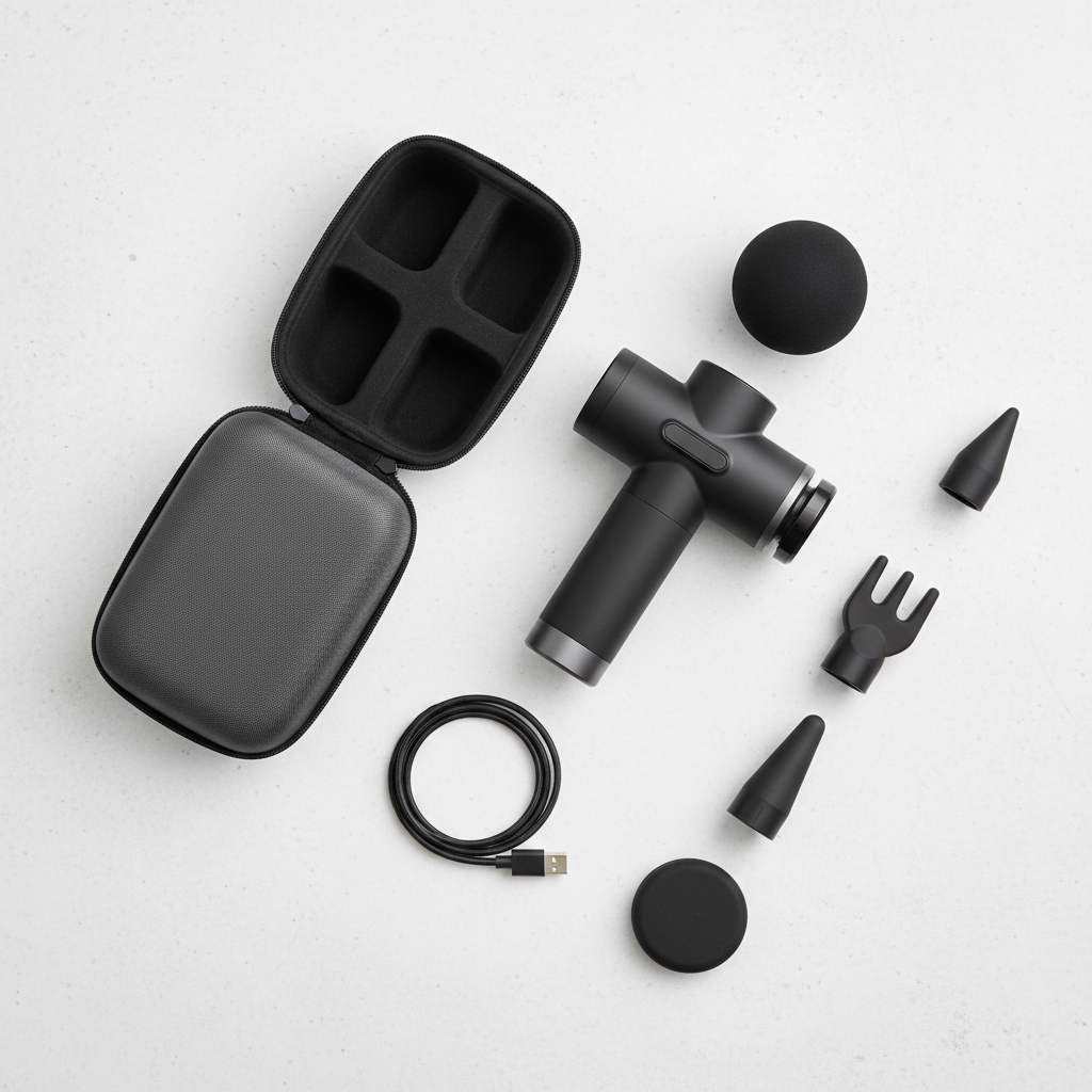 Accesorios Incluidos - 4 Cabezales y Estuche